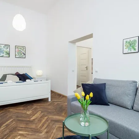 Midnight Blue Stay - 1Br With City View - Kazimierz Krakau